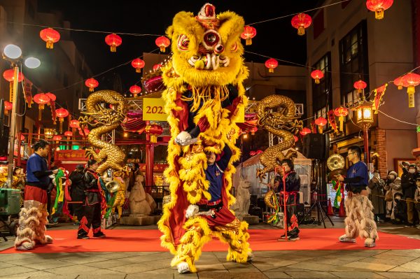 南京町 春節祭 獅子舞