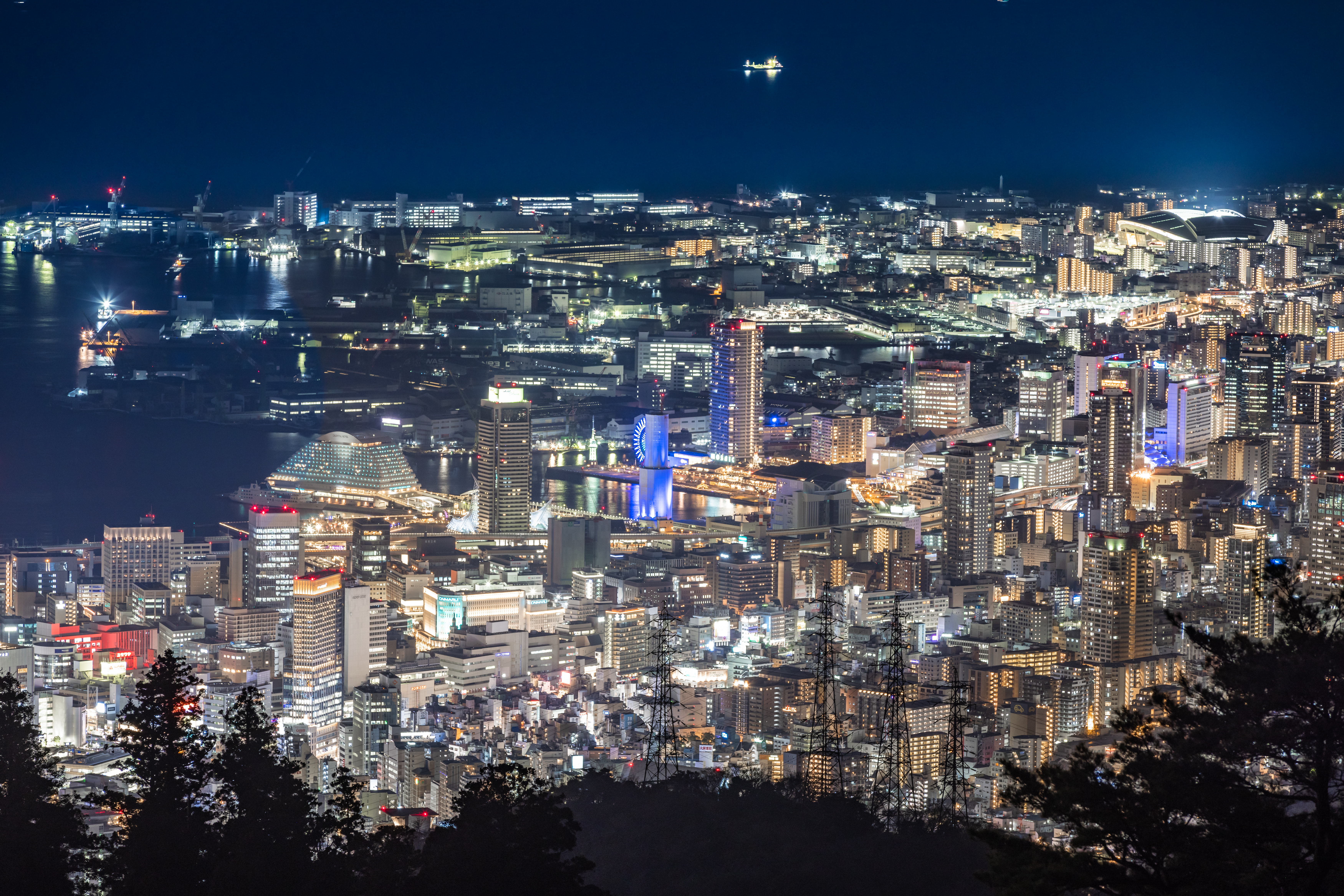 摩耶山 掬星台 夜景