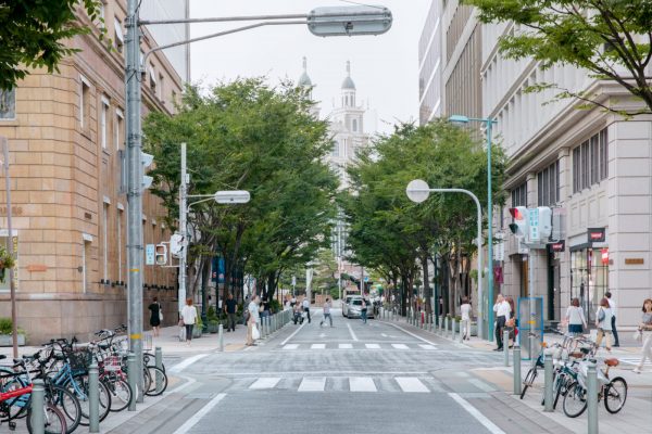 旧居留地（明石町筋）