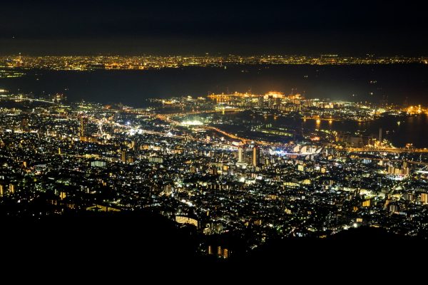 六甲山からの景色