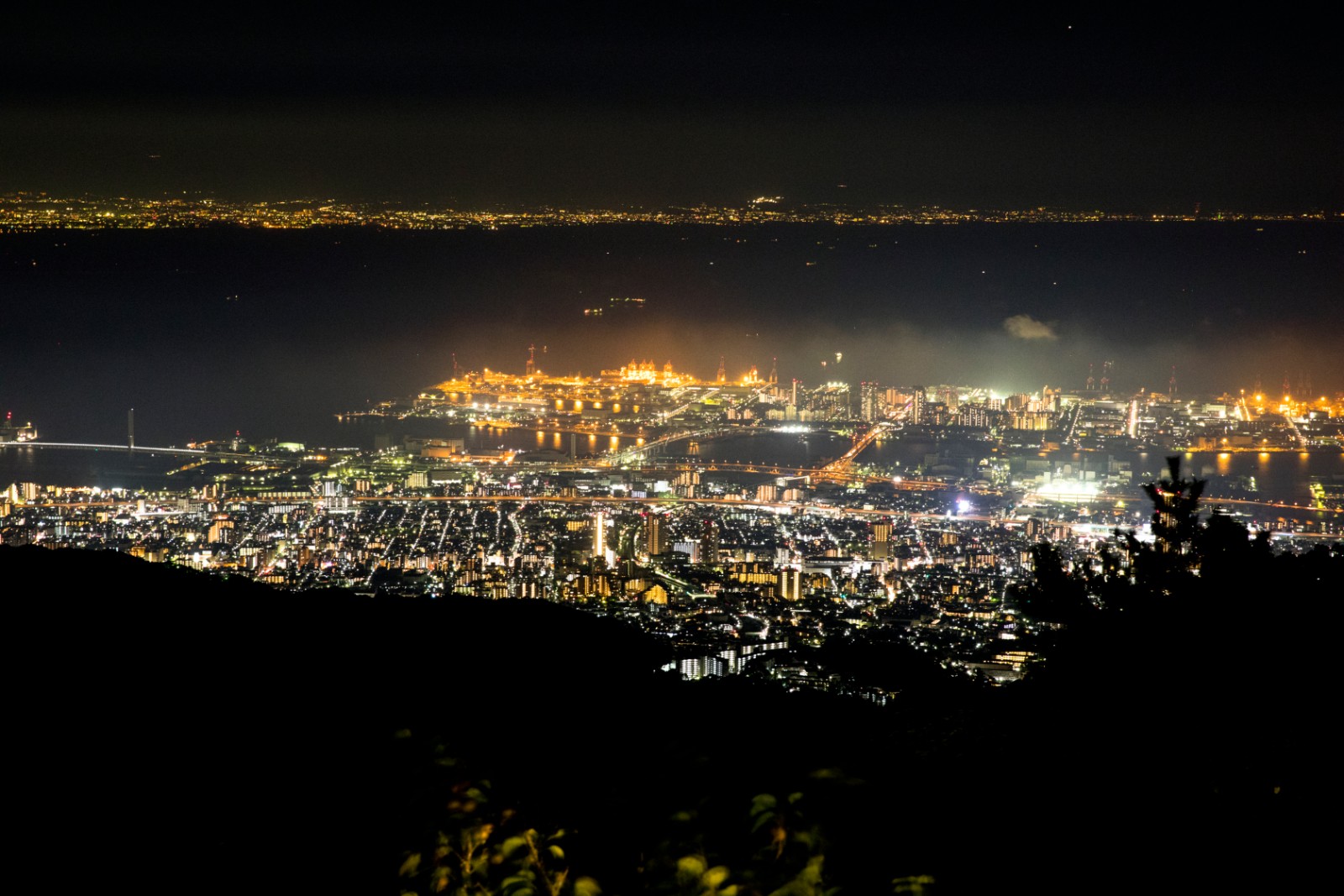 六甲山からの景色