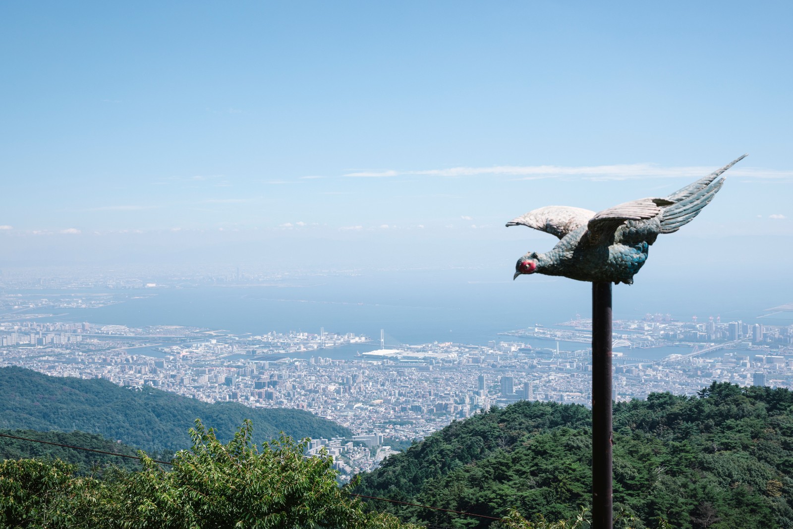 六甲山からの景色